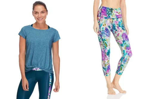 Body glove gale classic boat-neck t-shirt and drift performance fit capri.